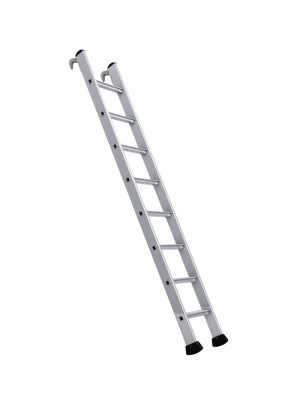 Échelle de meunier aluminium Confort sur fond blanc