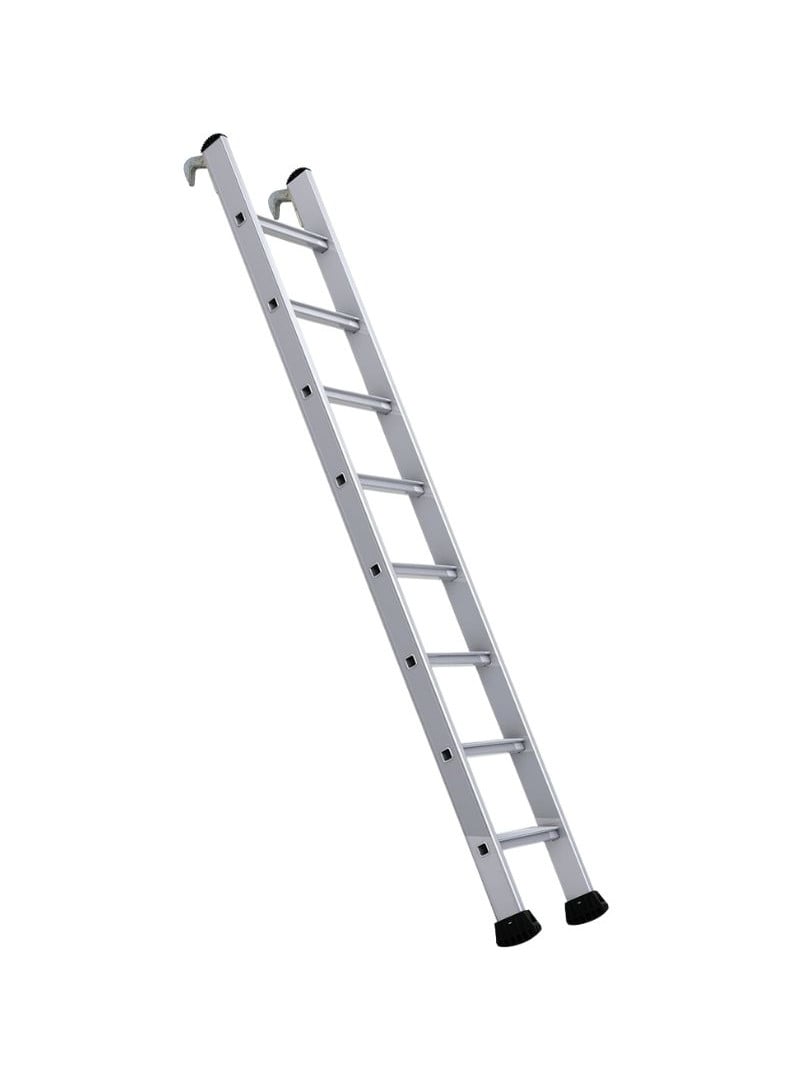 Échelle de meunier aluminium Confort sur fond blanc