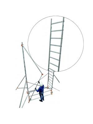 Mise en place d'une échelle 8 Barreaux 2m pour Altitude 205/255/305