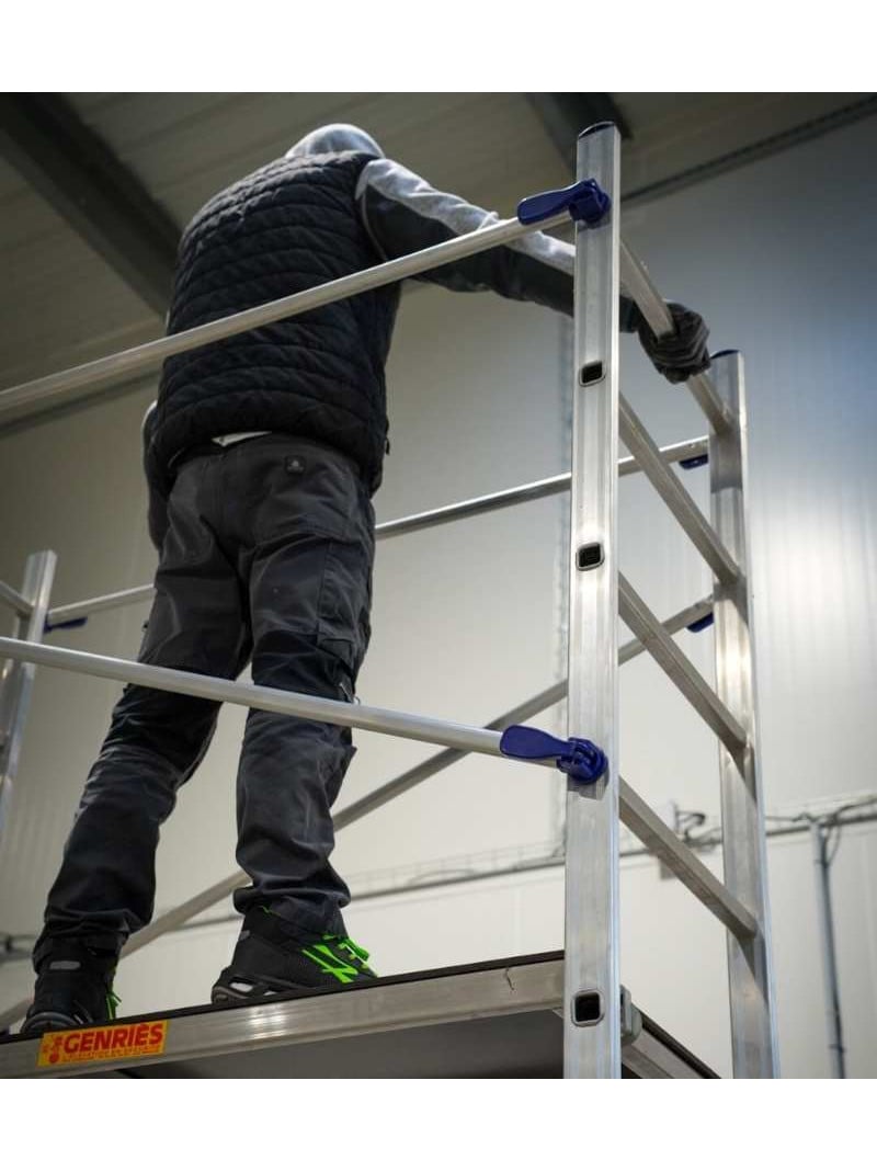 Échafaudage Roulant Aluminium Facal Pinna mise en situation