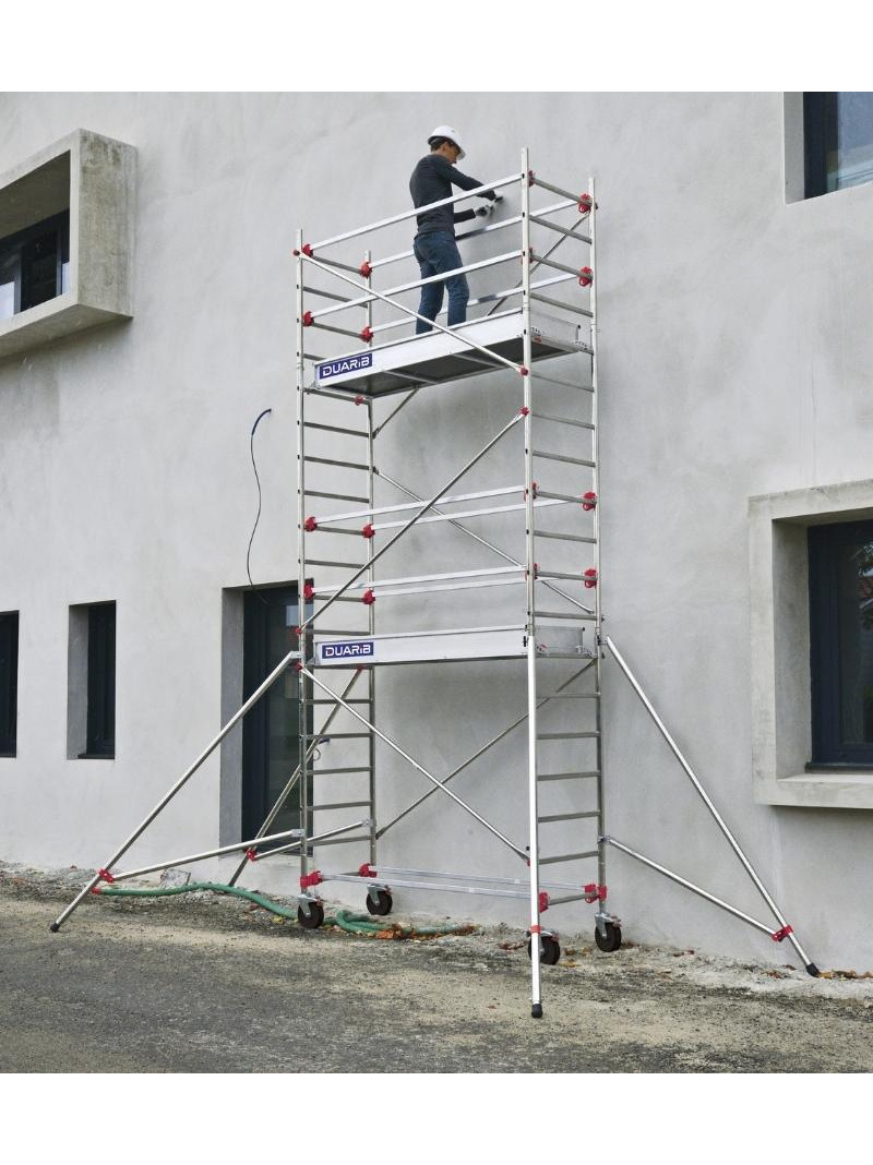 Échafaudage roulant aluminium altitude 205 mise en situation