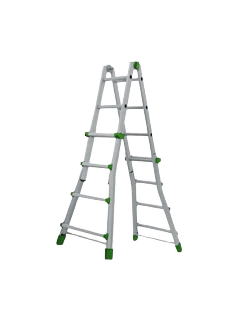 Échelle Aluminium Multipostions Télescopique 2x3 + 2x4 échelons