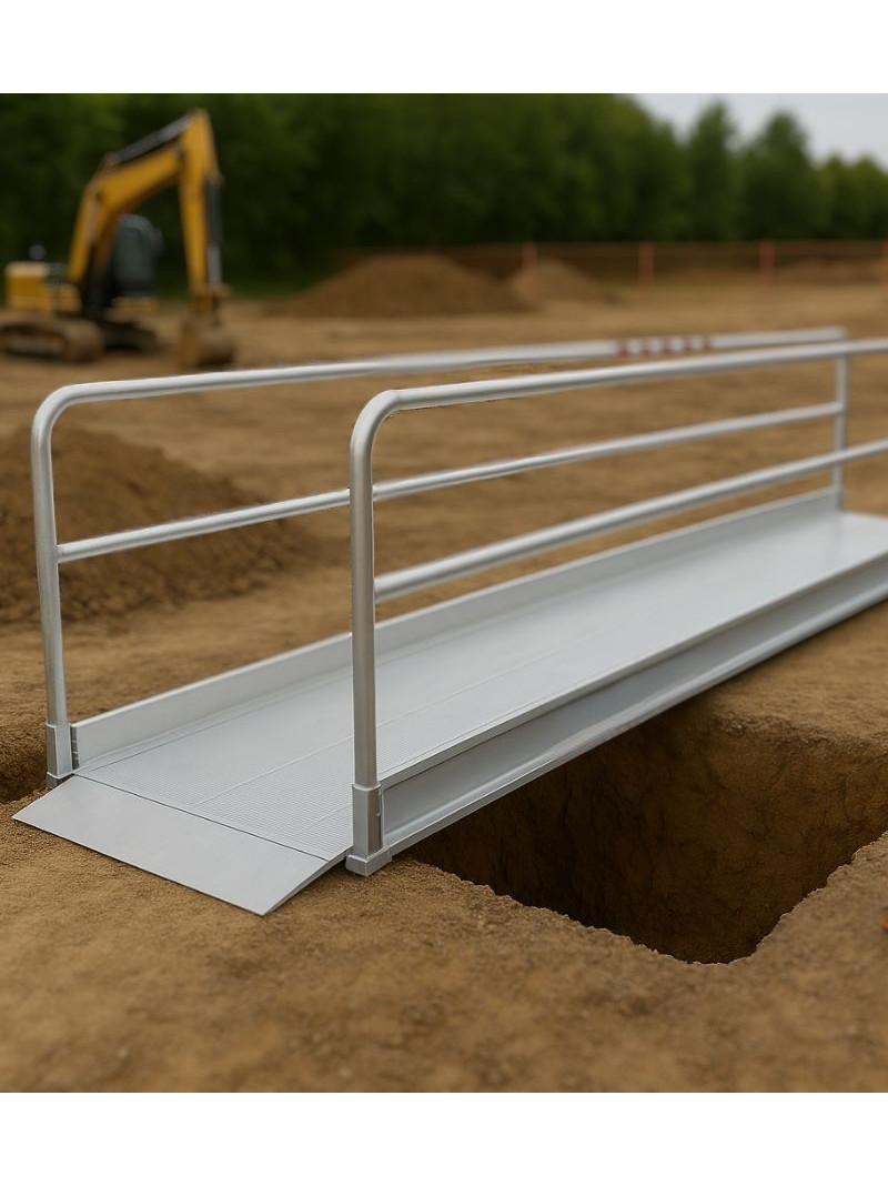 Passerelle de Franchissement Aluminium Pour Piétons MPP mise en situation