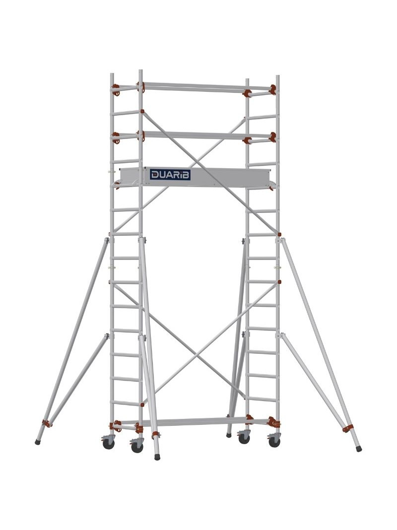 Échafaudage roulant aluminium Altitude Standard – Hauteur 2,80 m – Longueur 1,75 m