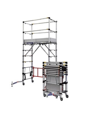Échafaudage roulant aluminium télescopique TéléTower 2
