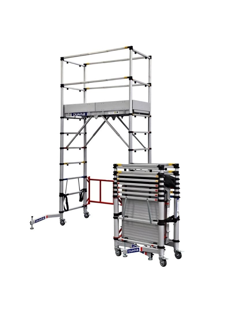 Échafaudage roulant aluminium télescopique TéléTower 2