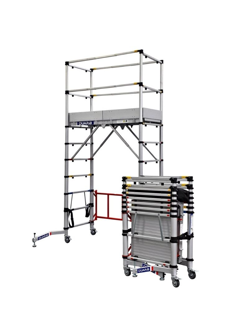 Échafaudage roulant aluminium télescopique TéléTower 2