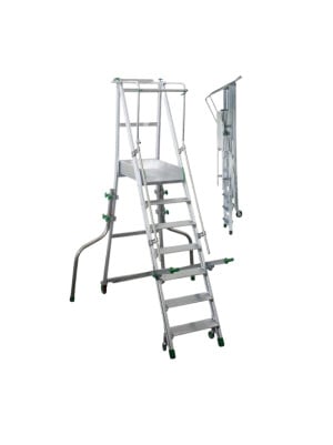 Escabeau Aluminium Roulant...