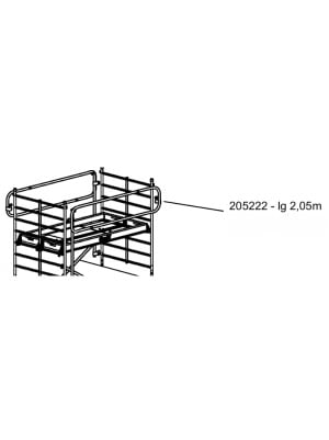Garde-Corps Monobloc 2,05m...