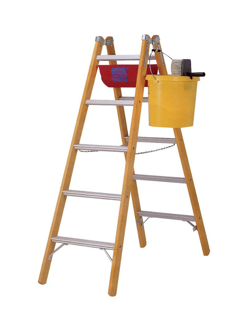 Échelle double de peintre avec Marches Aluminium