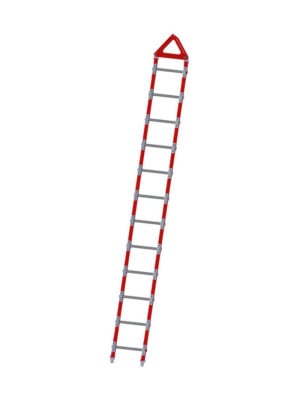 Échelle suspendue à...