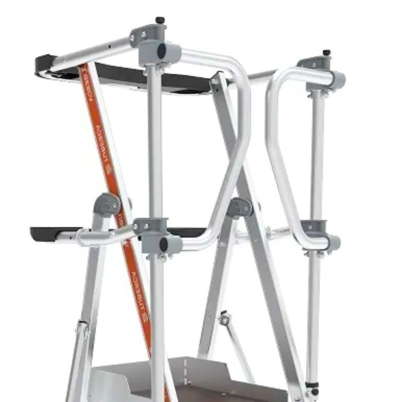 Escabeau roulant pour rayonnage : Utilisation intensive - Hauteur plateforme 1m et -