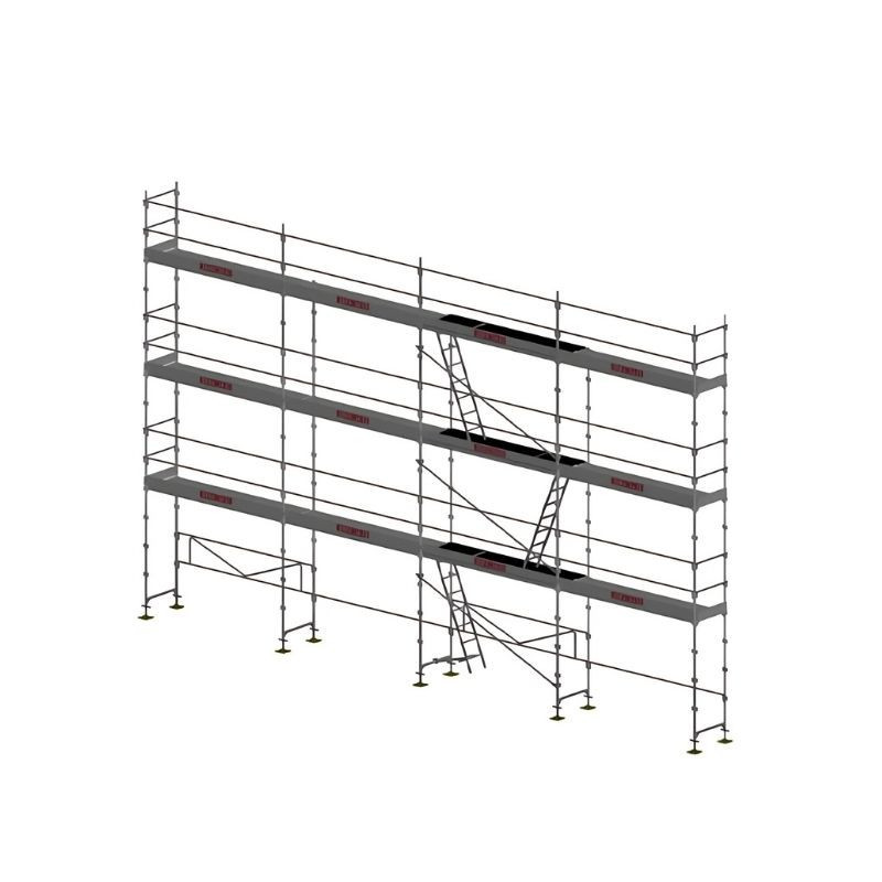 Échafaudage de façade hauteur de plateau 6 m