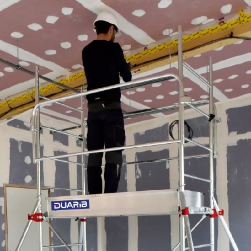 Longueur plateau 1 à 2 m - Échafaudages roulants aluminium
