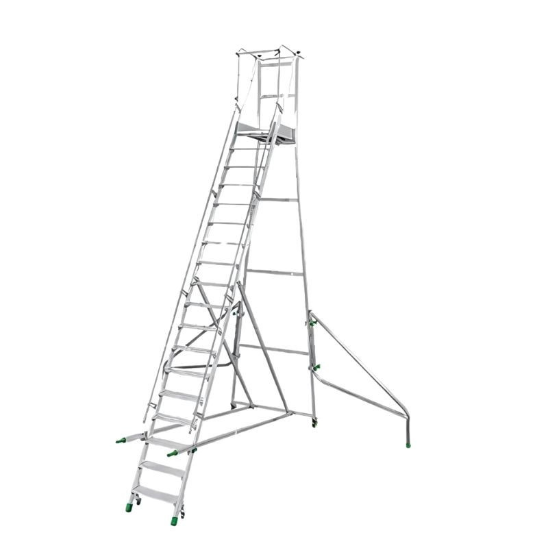 Escabeaux roulants : Hauteur plateforme 3m et +