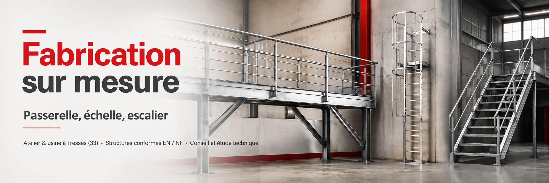 Structures d'accès sur-mesure fabriquées par Genriès