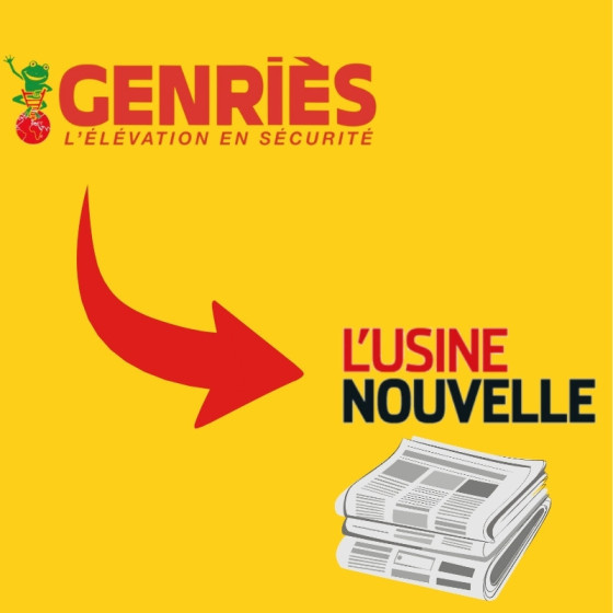 Genriès à l'honneur dans L'Usine Nouvelle : la sécurité en hauteur décryptée